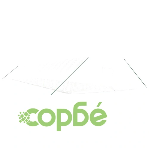 Оранжерия със стоманена рамка бяла 144 м² 24x6x2,85 м ➤ топ цена ➤ sorbe.bg