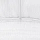 Оранжерия със стоманена рамка бяла 144 м² 24x6x2,85 м