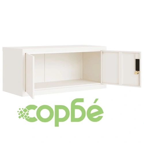 Шкаф за папки бял 90x40x110 см стомана ➤ топ цена ➤ sorbe.bg