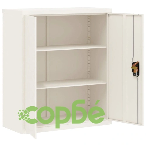 Шкаф за папки бял 90x40x145 см стомана на топ цена от sorbe.bg Шкаф за папки бял 90x40x145 см стомана ➤ топ цена ➤ sorbe.bg