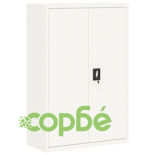 Шкаф за папки бял 90x40x180 см стомана ➤ топ цена ➤ sorbe.bg
