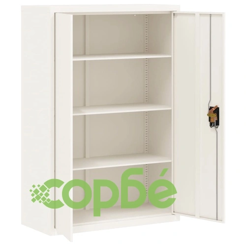 Шкаф за папки бял 90x40x180 см стомана ➤ топ цена ➤ sorbe.bg