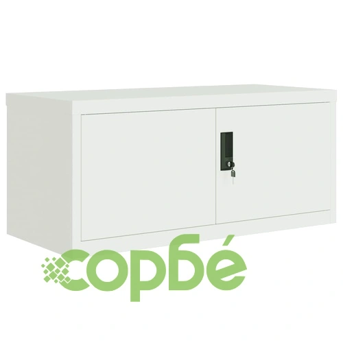 Шкаф за папки светлосив 90x40x110 см стомана ➤ топ цена ➤ sorbe.bg