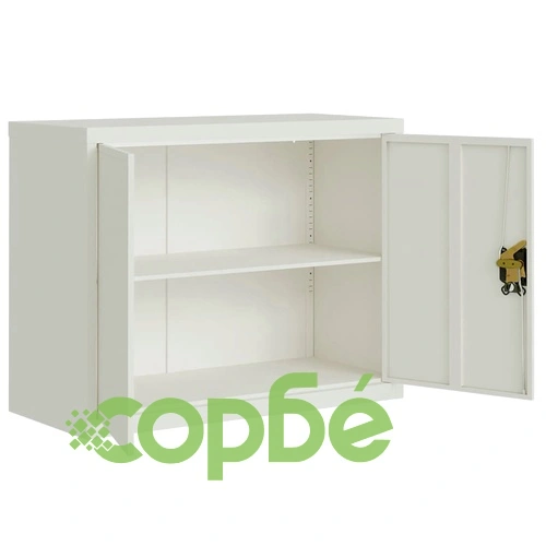 Шкаф за папки светлосив 90x40x110 см стомана ➤ топ цена ➤ sorbe.bg