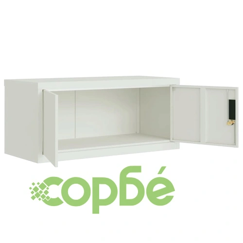 Шкаф за папки светлосив 90x40x130 см стомана ➤ топ цена ➤ sorbe.bg