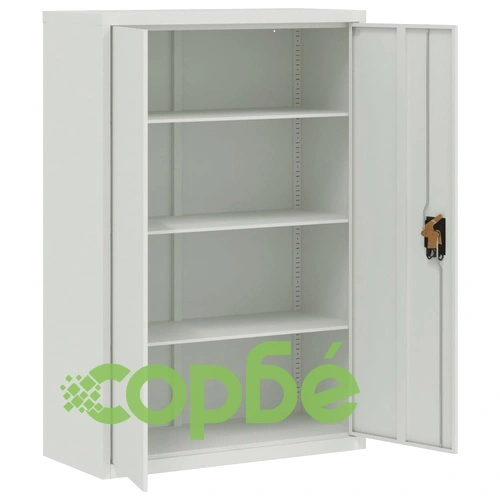 Шкаф за папки светлосив 90x40x180 см стомана ➤ топ цена ➤ sorbe.bg