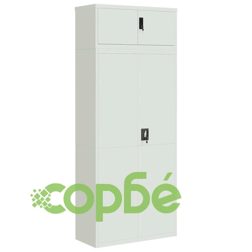 Шкаф за папки светлосив 90x40x220 см стомана ➤ топ цена ➤ sorbe.bg