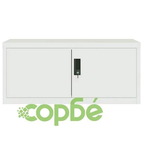 Шкаф за папки светлосив 90x40x220 см стомана ➤ топ цена ➤ sorbe.bg