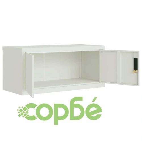 Шкаф за папки светлосив 90x40x220 см стомана ➤ топ цена ➤ sorbe.bg