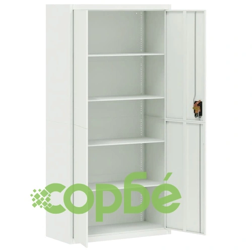 Шкаф за папки светлосив 90x40x220 см стомана ➤ топ цена ➤ sorbe.bg