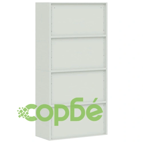 Шкаф за папки светлосив 90x40x220 см стомана ➤ топ цена ➤ sorbe.bg