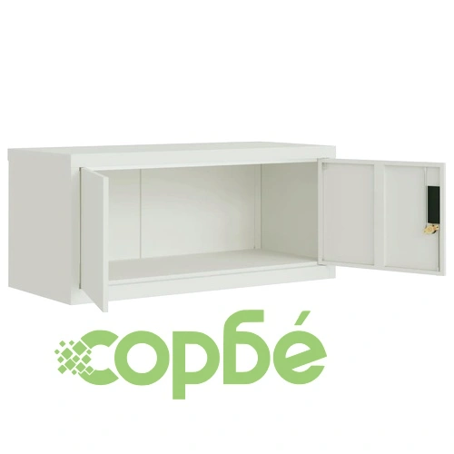 Шкаф за папки светлосив 90x40x240 см стомана ➤ топ цена ➤ sorbe.bg