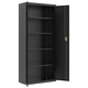 Шкаф за папки черен 90x40x240 см стомана Шкаф за папки черен 90x40x240 см стомана