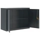 Шкаф за папки антрацит 90x40x110 см стомана
