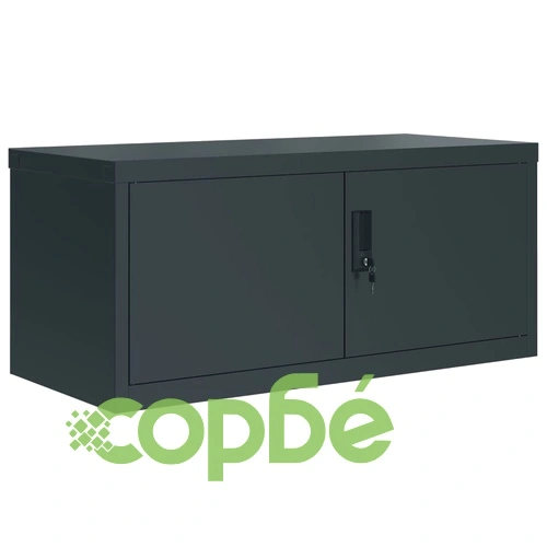 Шкаф за папки антрацит 90x40x130 см стомана ➤ топ цена ➤ sorbe.bg