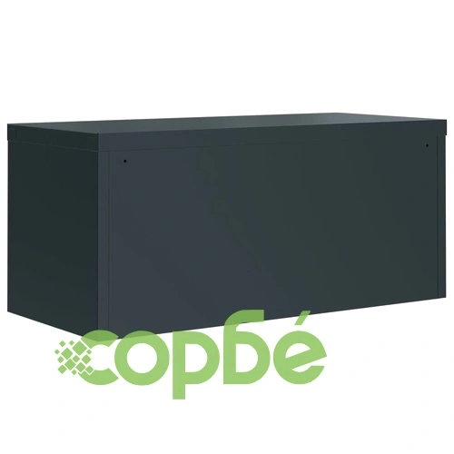 Шкаф за папки антрацит 90x40x130 см стомана ➤ топ цена ➤ sorbe.bg