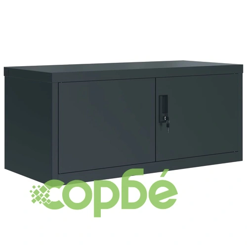 Шкаф за папки антрацит 90x40x220 см стомана ➤ топ цена ➤ sorbe.bg
