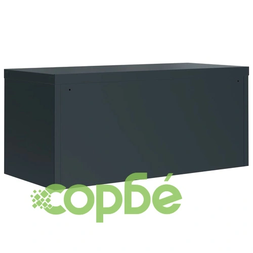 Шкаф за папки антрацит 90x40x220 см стомана ➤ топ цена ➤ sorbe.bg