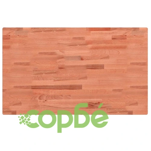 Плот за маса 100x60x4 см правоъгълен масивен бук ➤ топ цена ➤ sorbe.bg