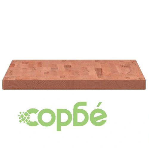 Плот за маса 100x60x4 см правоъгълен масивен бук ➤ топ цена ➤ sorbe.bg