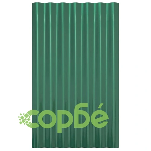 Покривни панели 36 бр поцинкована стомана зелени 60х36 см ➤ топ цена ➤ sorbe.bg