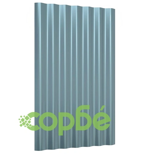 Покривни панели 36 бр поцинкована стомана сиви 60х36 см ➤ топ цена ➤ sorbe.bg