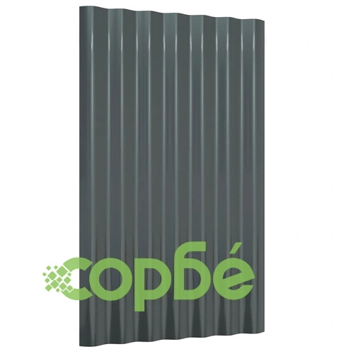 Панели покрив 36 бр поцинкована стомана антрацит 60х36 см ➤ топ цена ➤ sorbe.bg