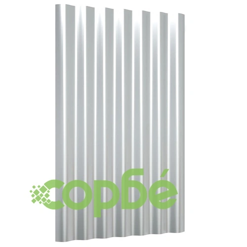 Панели покрив 36 бр поцинкована стомана сребрист 60х36 см ➤ топ цена ➤ sorbe.bg