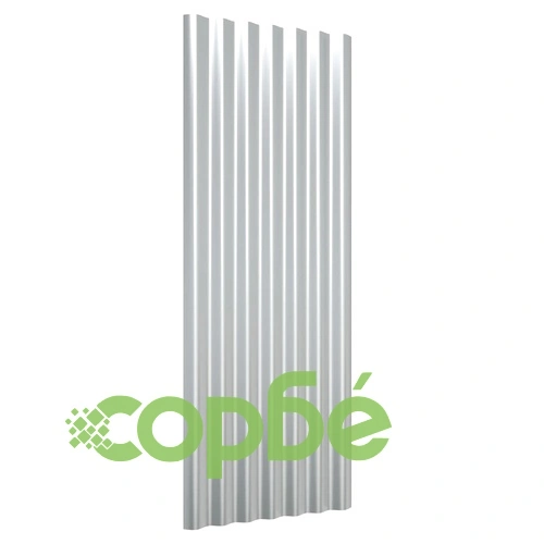 Панели покрив 12 прахово боядисана стомана сребристи 100х36 см ➤ топ цена ➤ sorbe.bg