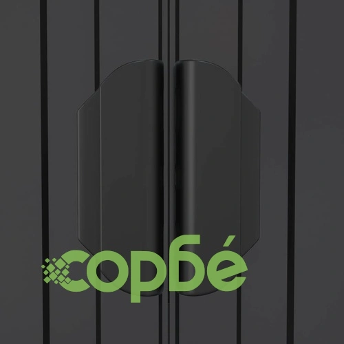Градинска барака антрацит 192x108x223 см поцинкована стомана ➤ топ цена ➤ sorbe.bg