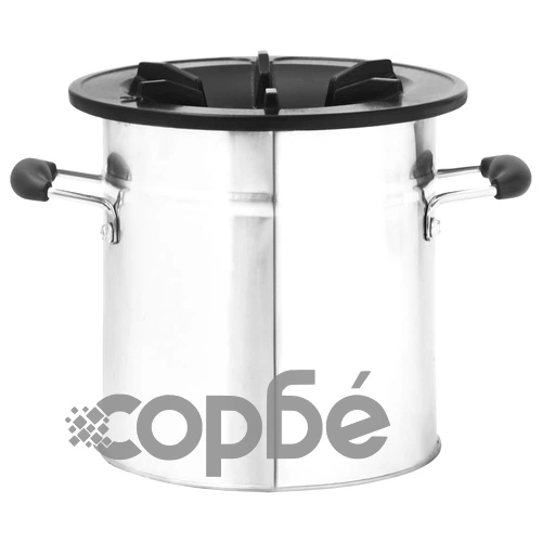 Къмпинг печка на дърва, сребриста, 45,5x33x25,5 см, стомана ➤ топ цена ➤ sorbe.bg