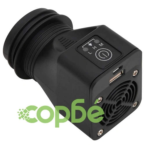 Печка на дърва с USB вентилатор сребриста 35,5x26x28 см инокс ➤ топ цена ➤ sorbe.bg