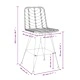 Бар табуретки 2 бр 45x56x103,5 см PE ратан и стомана