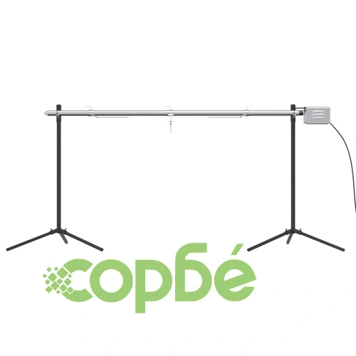 Автоматичен шиш за чеверме с мотор, инокс, 150x46,5x82,5 см ➤ топ цена ➤ sorbe.bg