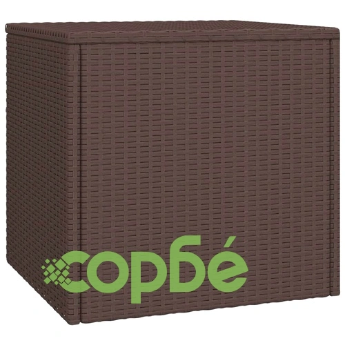 Странични маси, 3 бр, кафяви, полиратан ➤ топ цена ➤ sorbe.bg