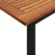Градинска маса с U-образни крака 200x90x75 см масивна акация