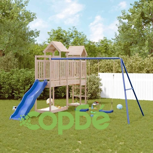 Комбинирано детско съоръжение за игра на открито, бор масив ➤ топ цена ➤ sorbe.bg