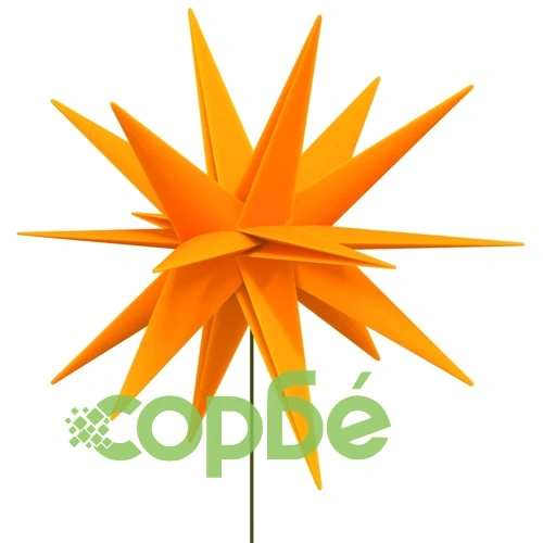 Коледни лампи с шипове, 3 бр, LED, сгъваеми, жълта, 57 см ➤ топ цена ➤ sorbe.bg