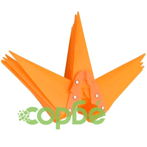 Коледни лампи с шипове, 3 бр, LED, сгъваеми, жълта, 57 см ➤ топ цена ➤ sorbe.bg