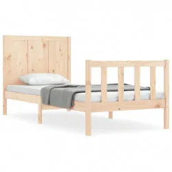 Рамка за легло с табла 2FT6 Small Single дърво масив