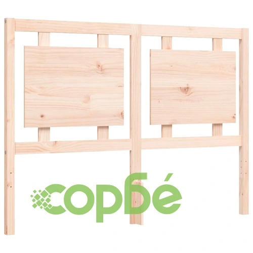 Рамка за легло с табла, 140x190 см, масивно дърво ➤ топ цена ➤ sorbe.bg