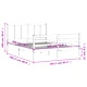 Рамка за легло с табла, 160х200 см, масивно дърво