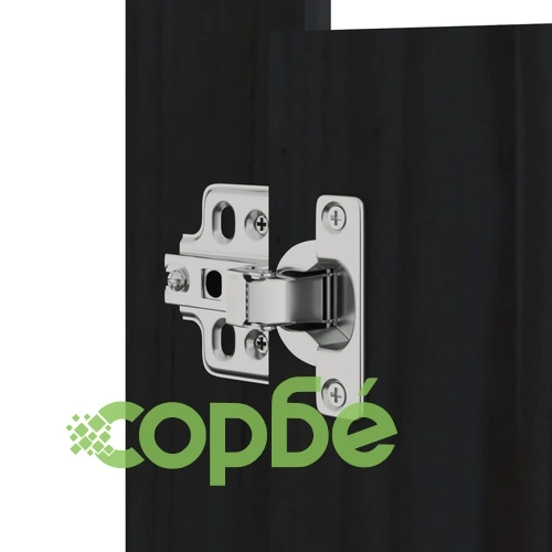 Кухненски шкаф за открито, черни, бор масив ➤ топ цена ➤ sorbe.bg