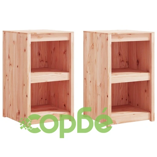 Кухненски шкафове за открито, 4 бр, бор масив ➤ топ цена ➤ sorbe.bg