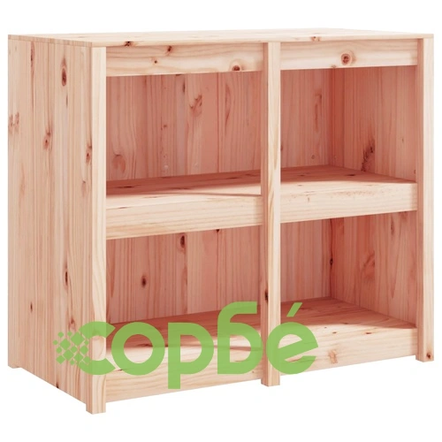 Кухненски шкафове за открито, 3 бр, бор масив ➤ топ цена ➤ sorbe.bg