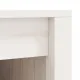 Кухненски шкафове за открито, 3 бр, бели, бор масив