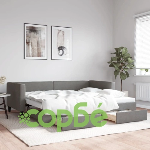 Дневно легло с уширение и чекмеджета, без матрак, 90x200 см ➤ топ цена ➤ sorbe.bg