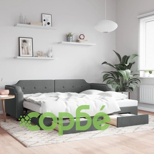 Дневно легло с уширение и чекмеджета, без матрак, 90x200 см ➤ топ цена ➤ sorbe.bg