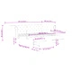 Канапе с изтеглящо легло и чекмеджета кремаво 90x200см еко кожа