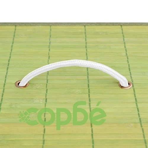 Бамбуков кош за пране с една секция, зелен, 83 л ➤ топ цена ➤ sorbe.bg